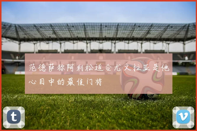 范德萨称阿利松适合尤文拉亚是他心目中的最佳门将